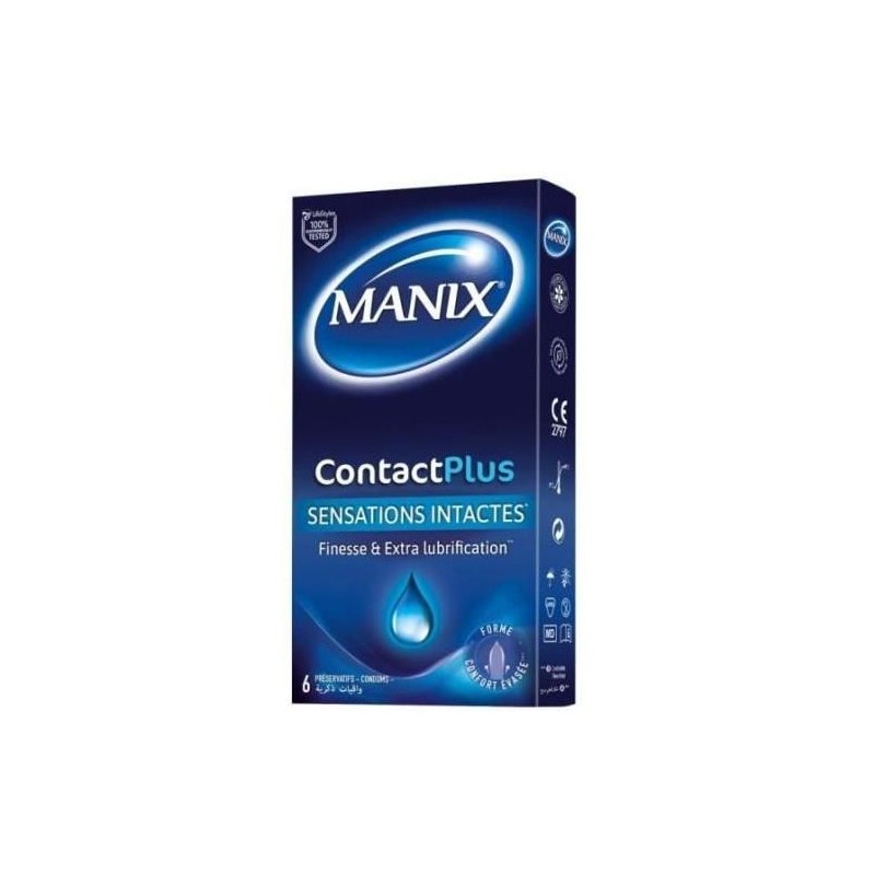 MANIX CONTACT Sensations Intactes Boite 6 MANIX CONTACT Sensations Intactes Boite 6