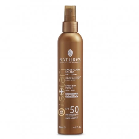 NATURE'S ISOLARI spray fluide solaire spf 50 | 200 ml