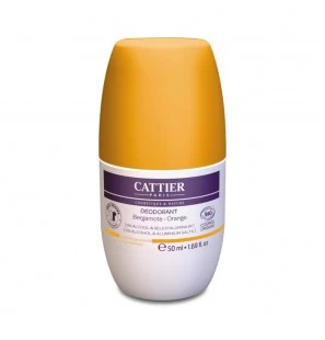 CATTIER Déodorant roll on Bergamote & Orange  Fraîcheur agrume - 50ml