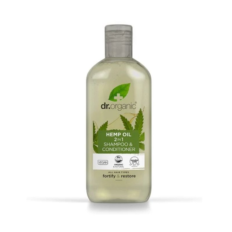 DR ORGANIC HEMP OIL 2 EN 1 shampooing et revitalisant 265 ml