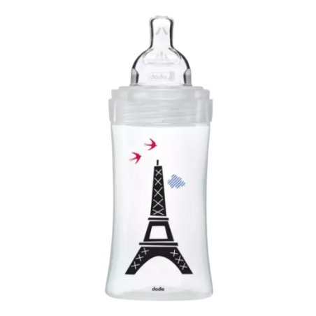 DODIE biberon Sensation+ Paris Verre 0-6M | 270 ml