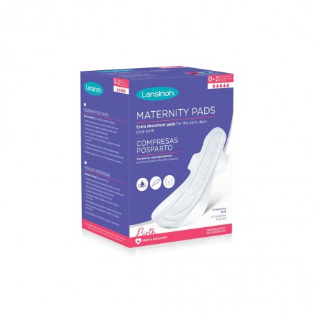 LANSINOH serviettes Maternité L 0-2 semaines |10 u