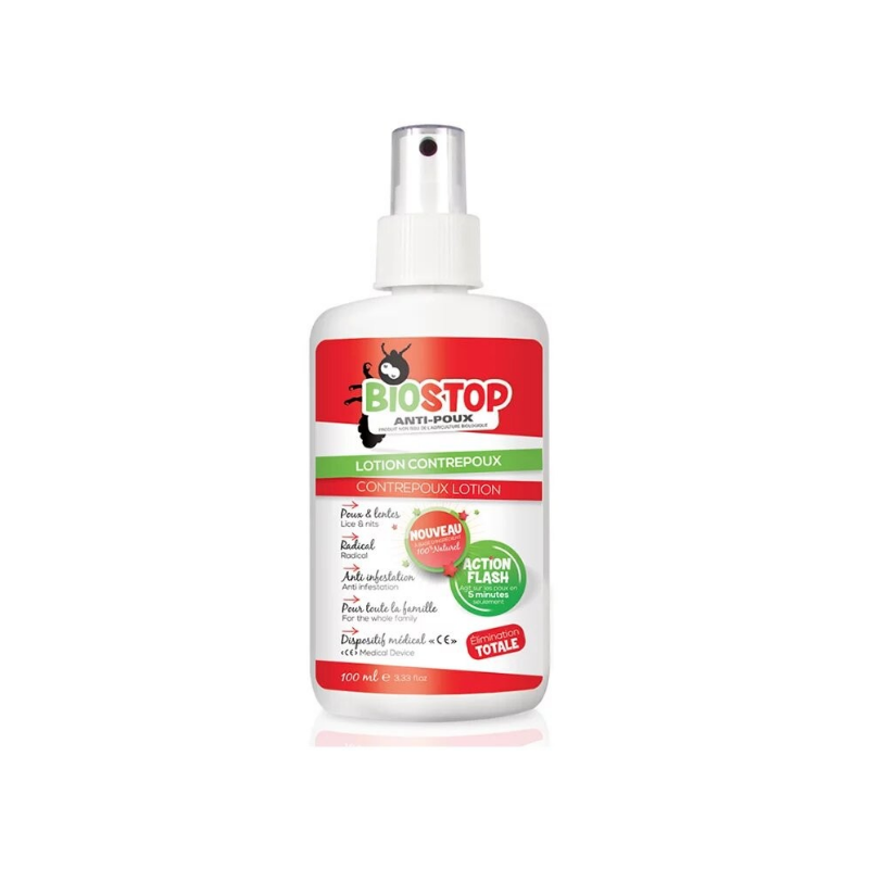 BIOSTOP CONTREPOUX lotion 100 ml