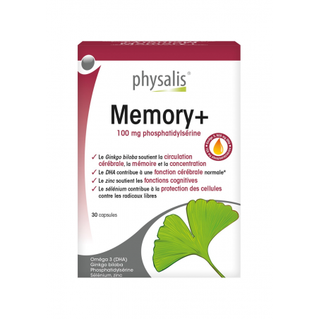 PHYSALIS MEMORY+ 30 COMPRIMES