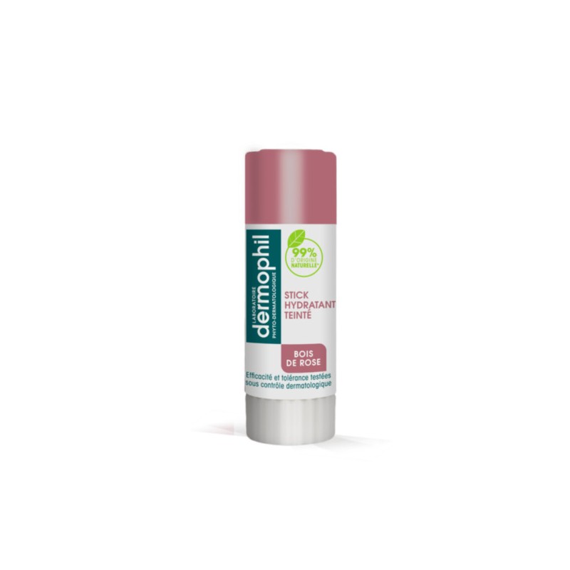 DERMOPHIL STICK HYDRATANT TEINTE BOIS DE ROSE 4G