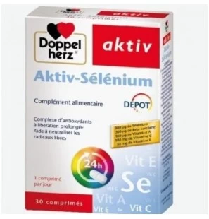 DOPPEL HERZ AKTIV Sélénium | 30 comprimés