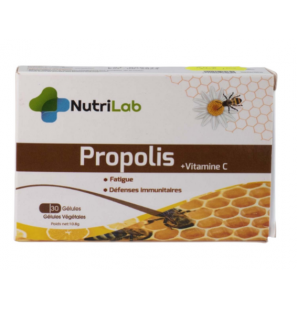 NUTRILAB PROPOLIS + VITAMINE C 30GELULES