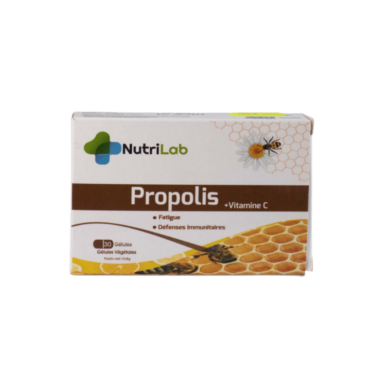 NUTRILAB PROPOLIS + VITAMINE C 30GELULES