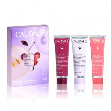 CAUDALIE COFFRET Trio Crèmes Mains Hydratation