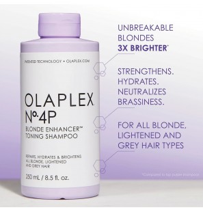 OLAPLEX Nº.4P BLONDE ENHANCER™ Toning Shampoo | 250 ml