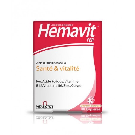 HEMAVIT FER CAPSULE 30CP