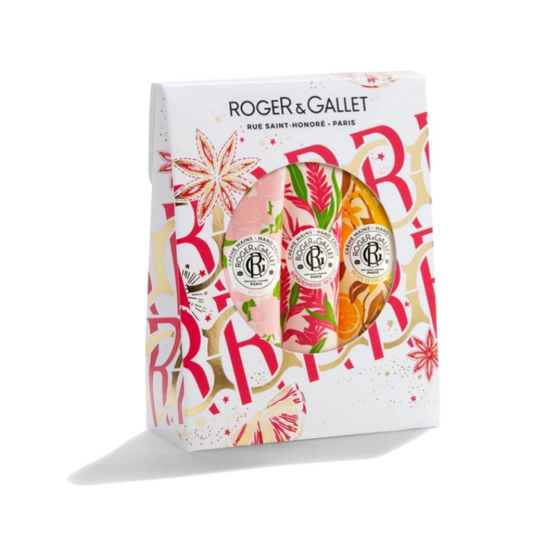ROGER & GALLET COFFRET Noël CREMES MAINS BESTSELLERS