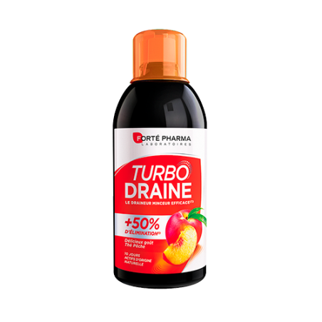 FORTÉ PHARMA Turbo Draine goût Pêche | 500 ml