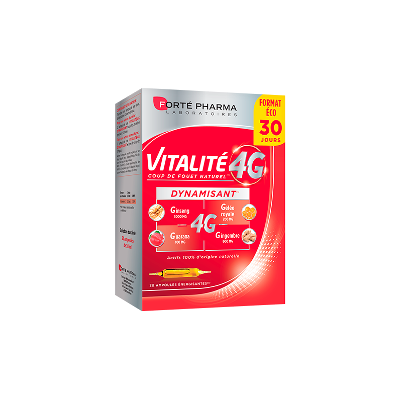 FORTÉ PHARMA Vitalité 4G | 30 ampoules