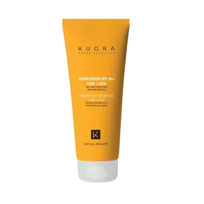 KUORA ECRAN SOLAIRE SPF 50+ UVB+UVA 200ML