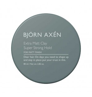 BJORN AXEN Extra Matt Wax Super Strong argile capillaire 80 ml
