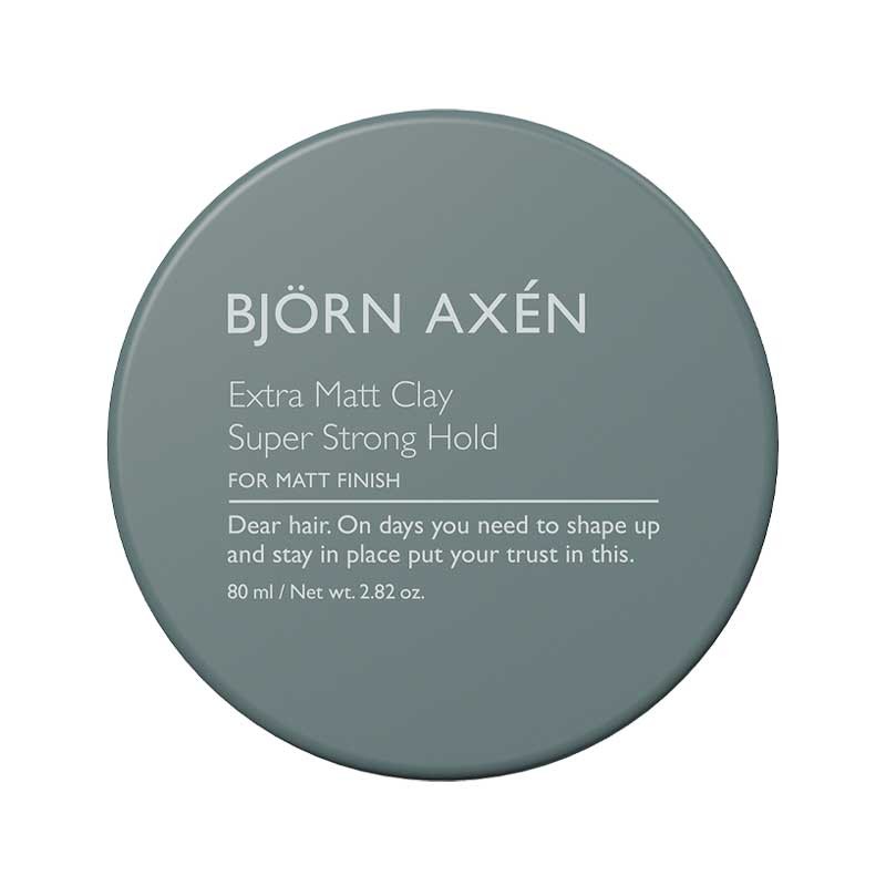 BJORN AXEN Extra Matt Wax Super Strong argile capillaire 80 ml