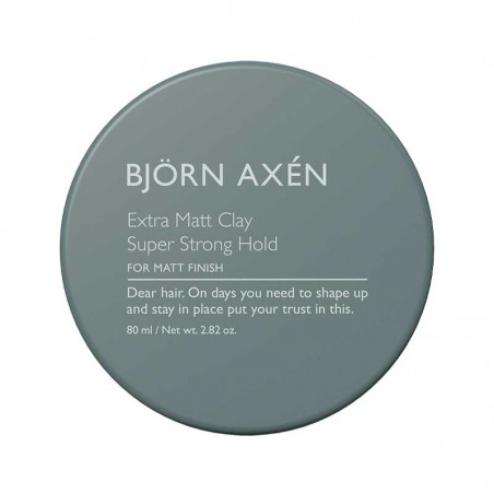 BJORN AXEN Extra Matt Wax Super Strong argile capillaire 80 ml