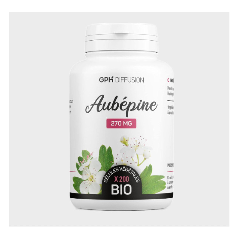 GPH DIFFUSION Aubépine 270 mg | 200 gélules