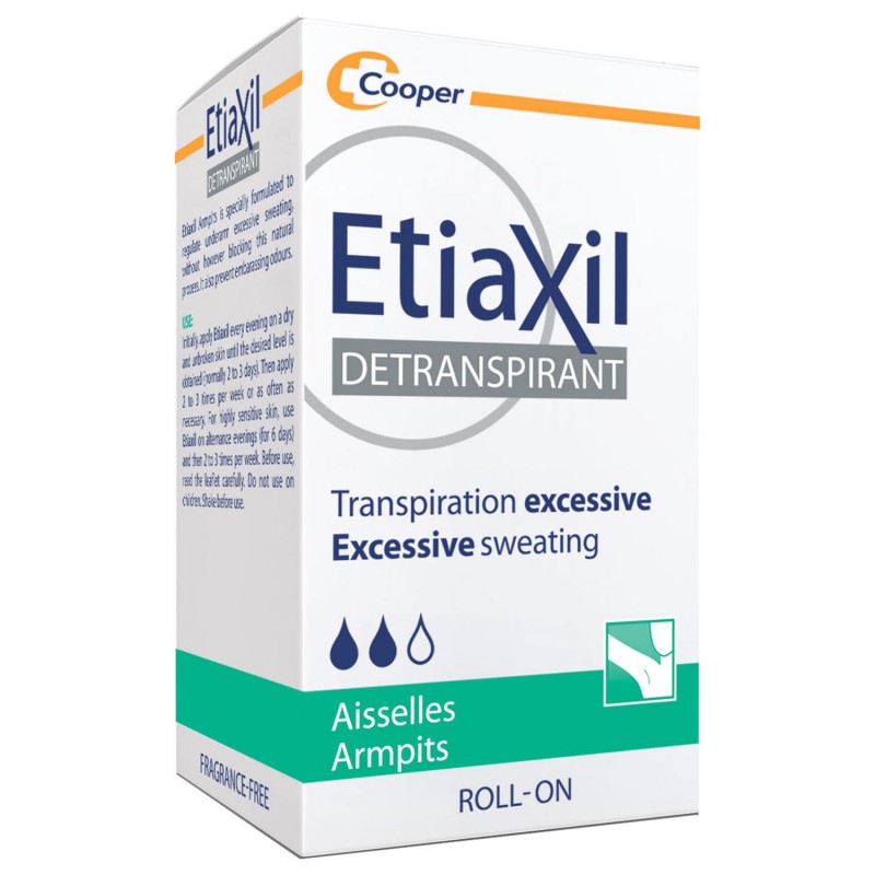 ETIAXIL Détranspirant Peaux Sensibles aisselles Roll-on | 15ml