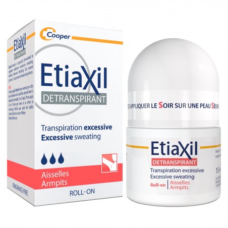 ETIAXIL Détranspirant Peaux Normales aisselles Roll-on | 15ml