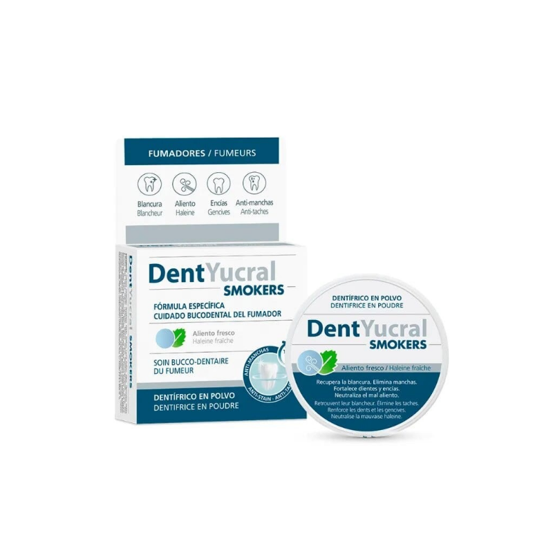 DentYucral Fumeurs Dentifrice Poudre 50 Gr