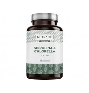Nutralie Spirulina et Chlorella 180 Capsules