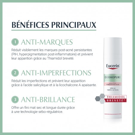 EUCERIN DERMOPURIFYER TRIPLE EFFECT SERUM | 40 ml