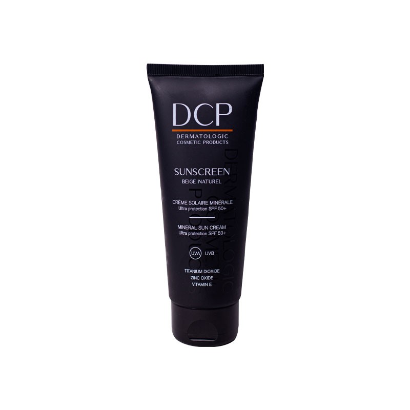 DCP SUNCREEN crème solaire minérale Beige Naturel spf 50+ |100 ml