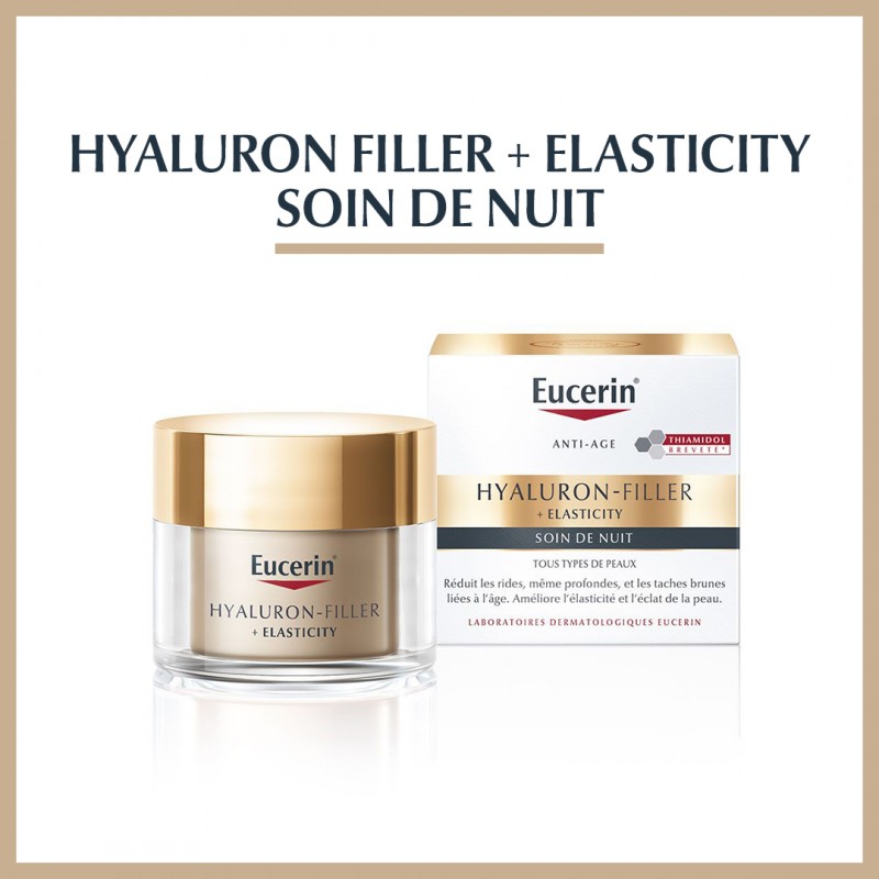 EUCERIN HYALURON FILLER + ELASTICITY NUIT 50ML