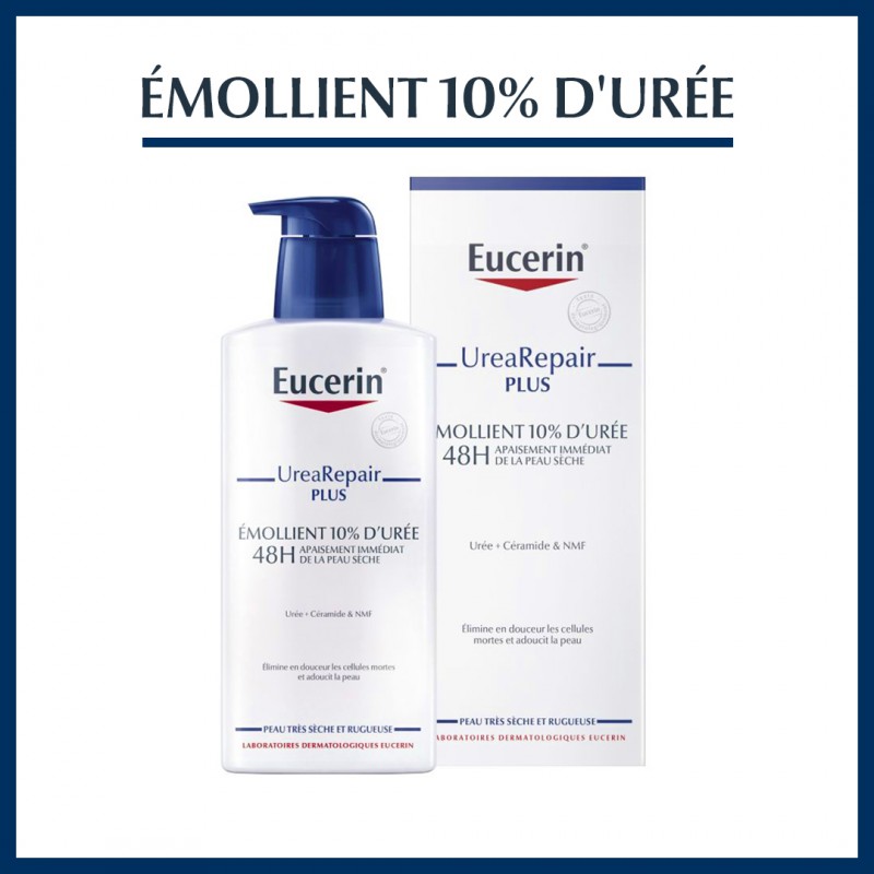 EUCERIN UREAREPAIR EMOLLIENT PLUS 10% D'URÉE 250ML EUCERIN UREAREPAIR EMOLLIENT PLUS 10% D'URÉE 250ML
