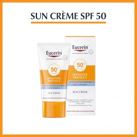 EUCERIN SUN crème Visage spf 50+ I 50ML