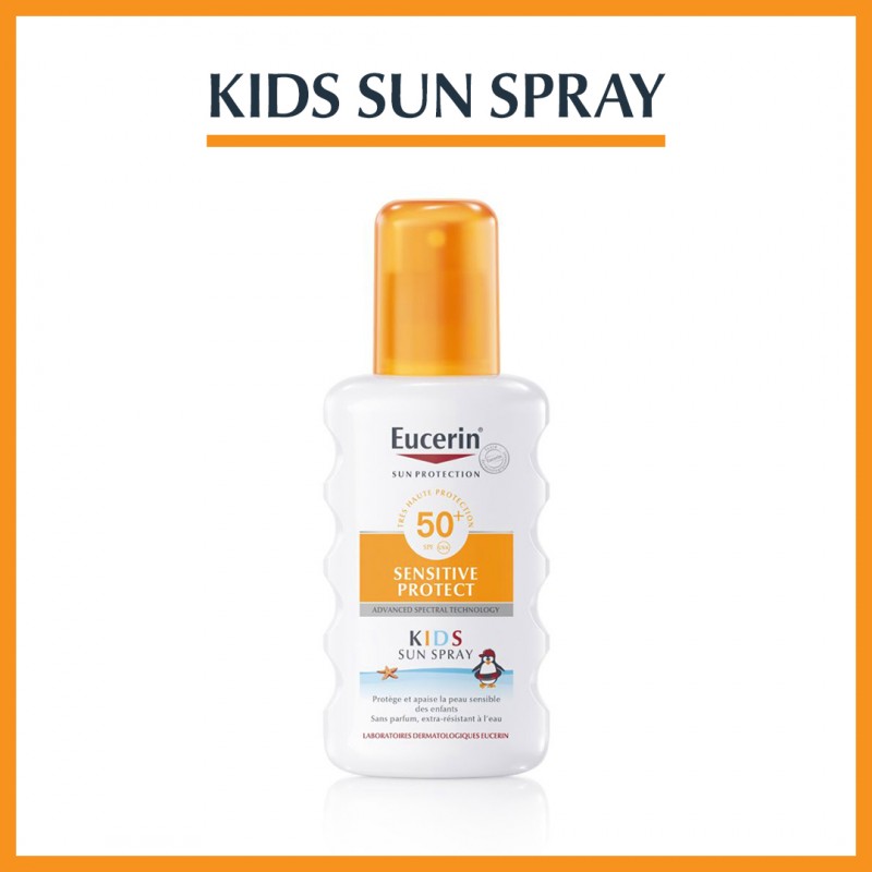 EUCERIN SUN SENSITIVE PROTECT KIDS SPRAY SPF 50+ I 200ML EUCERIN SUN SENSITIVE PROTECT KIDS SPRAY SPF 50+ I 200ML