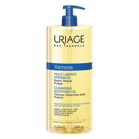 URIAGE XÉMOSE huile lavante apaisante | 1 litre