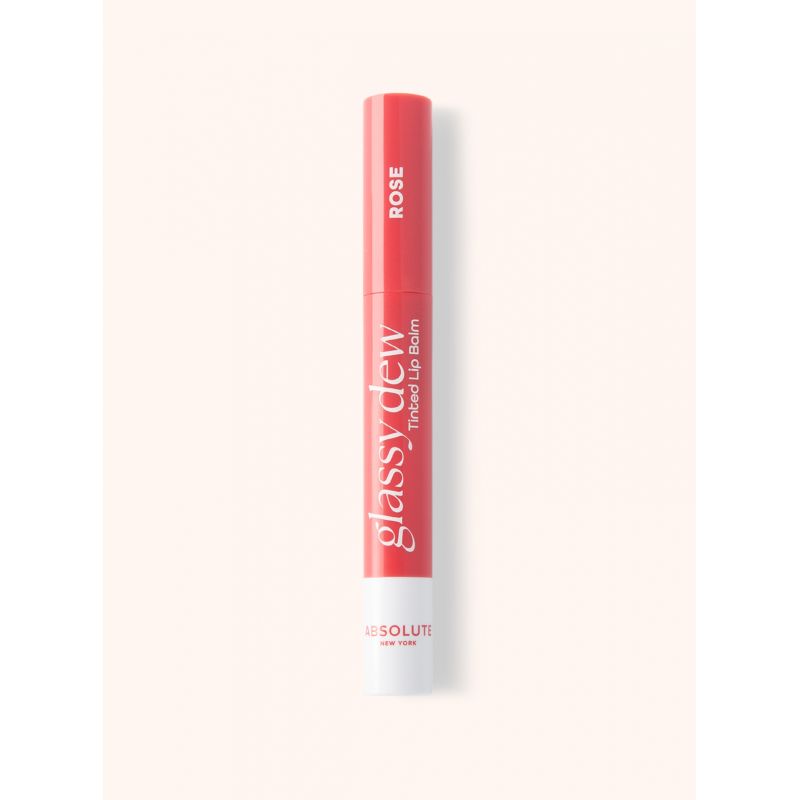 ABSOLUTE NEW YORK GLASSY DEW tinted lip balm rose ref MLGD02