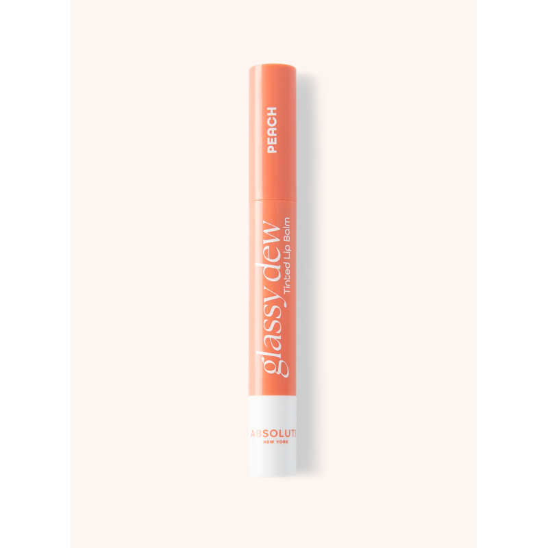 ABSOLUTE NEW YORK GLASSY DEW tinted lip balm peach ref MLGD03