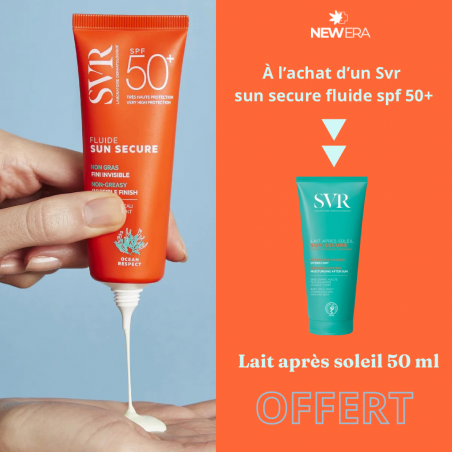 SVR OFFRE SUN SECURE fluide toucher sec fini invisible spf 50+ | 50 ml