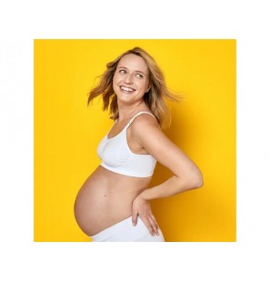 MEDELA Soutien-gorge de grossesse et d’allaitement respirant Keep Cool™  taille L blanc