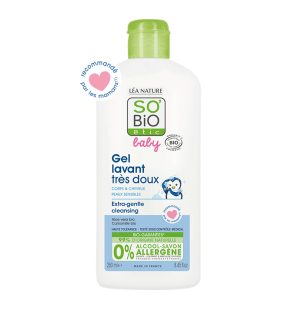 SO'BIO ETIC BABY gel lavant très doux | 250 ml