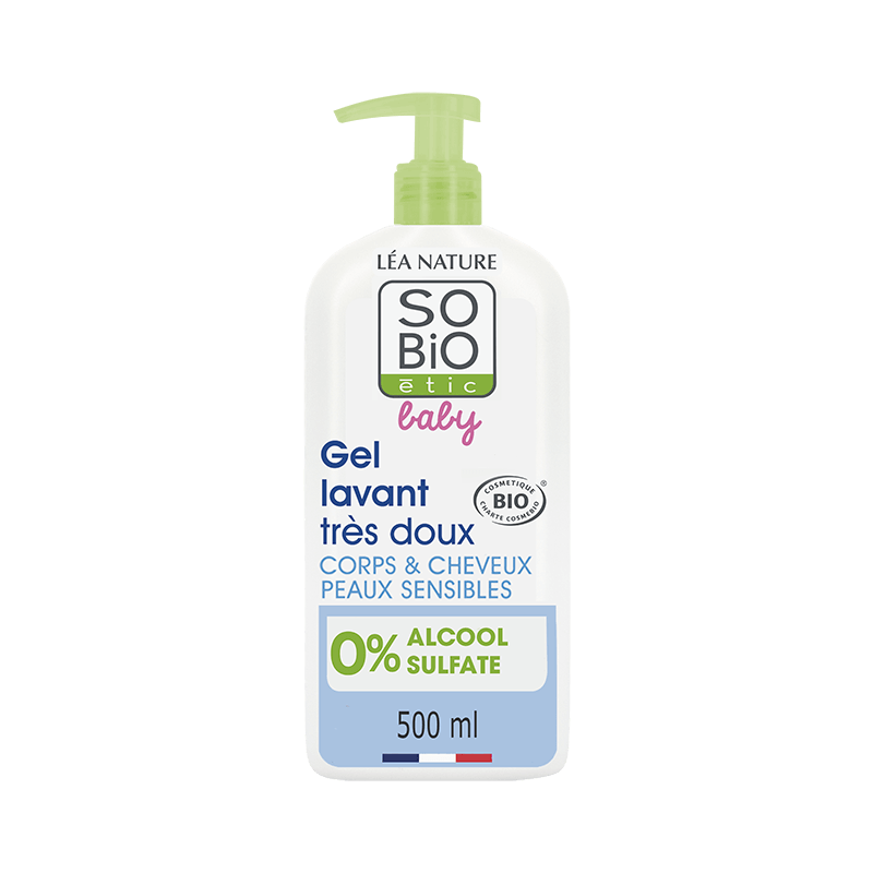 SO'BIO ETIC BABY gel lavant très doux | 500 ml