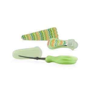 NUBY pack manucure de luxe : ciseaux, coupe-ongle, Lime +0 mois