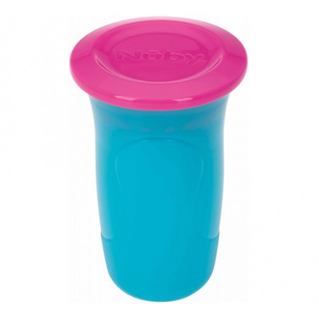 NUBY Mug Wonder 360° avec bord en silicone 300 ml 6mois