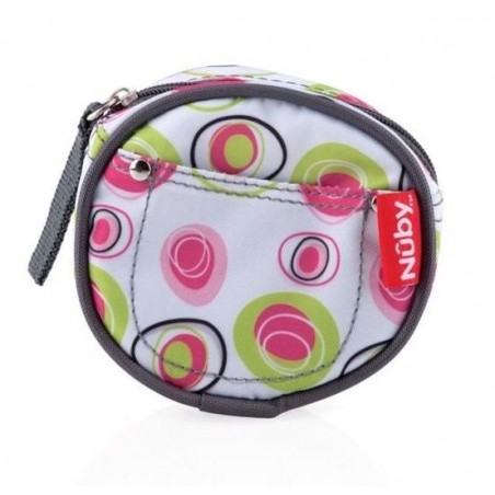 NUBY pochette rangement sucette en tissu + 0 mois