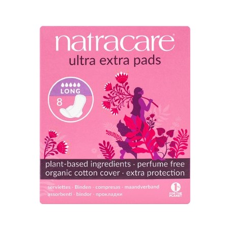 NATRACARE ultra extra pads long boite 8