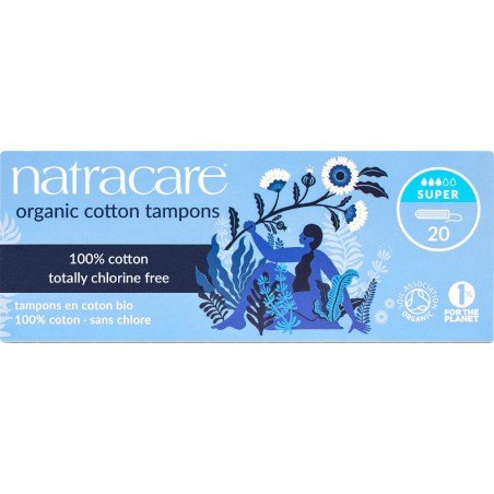 NATRACARE Tampons en coton biologique Super