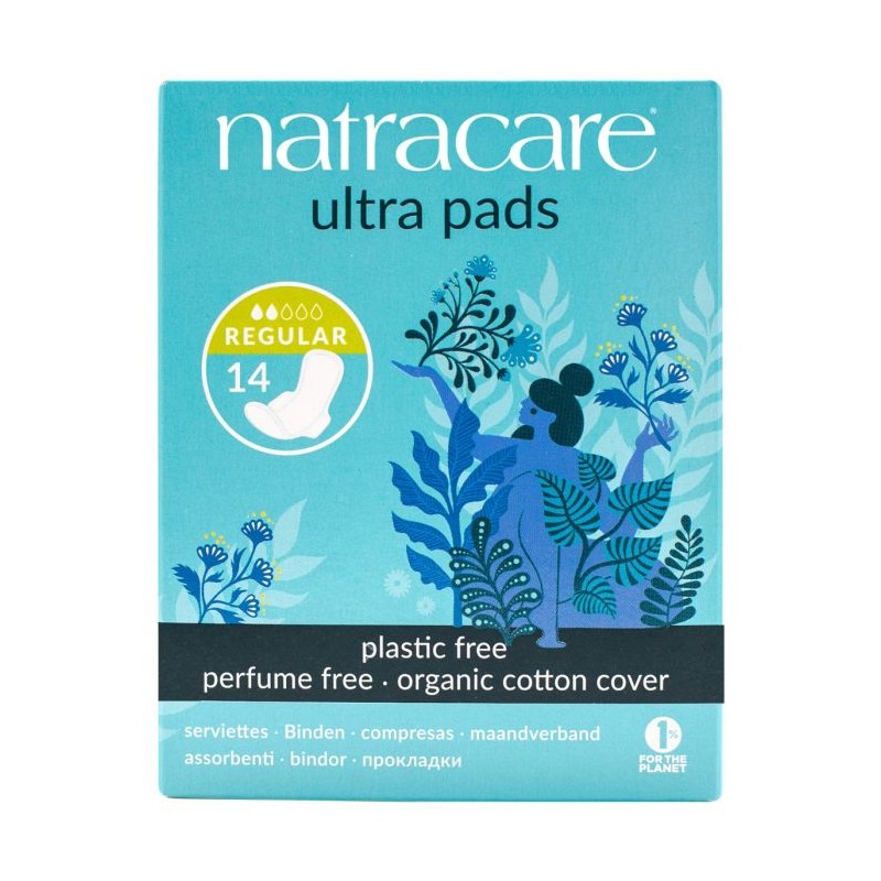 NATRACARE Serviettes menstruelles bio ultra régulières