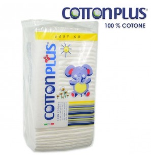 COTTON PLUS BABY carré cotton extra large | 60 u