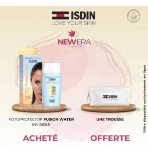 ISDIN OFFRE FOTOPROTECTEUR Fusion Water Fluide spf 50+ | 50 ml