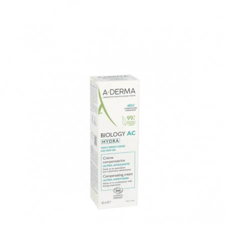 ADERMA BIOLOGY AC HYDRA crème compensatrice ultra-apaisante | 40 ml