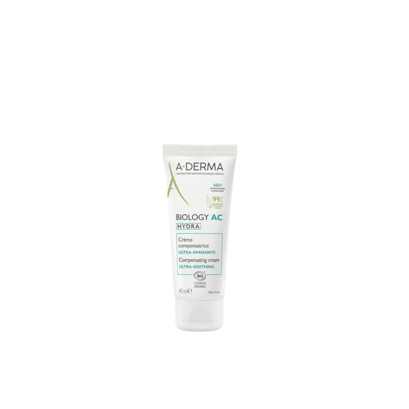 ADERMA BIOLOGY AC HYDRA crème compensatrice ultra-apaisante | 40 ml